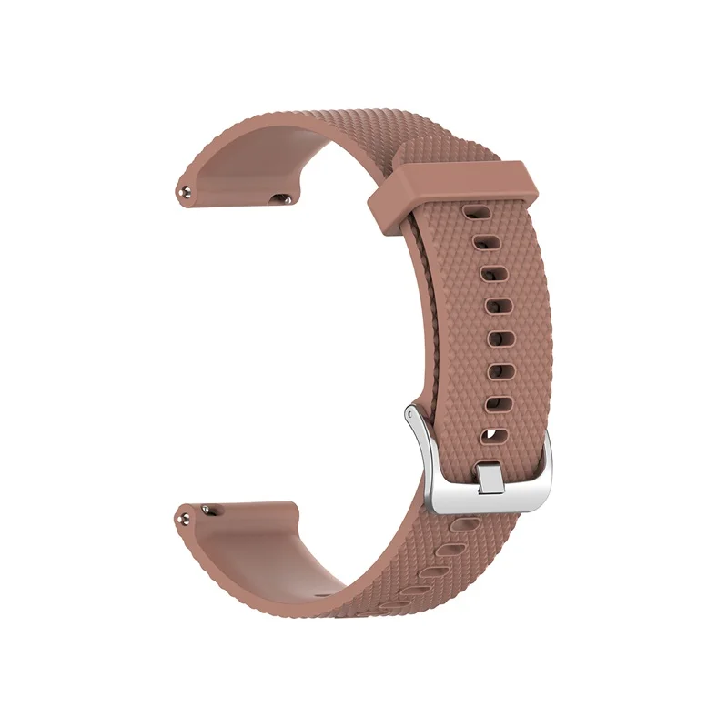 Коричневый 22 мм спортивный силиконовый ремешок для Garmin Vivoactive 4 Смарт-часы ремешок для Vivoactive 3 сменный Браслет аксессуары - Цвет: Коричневый