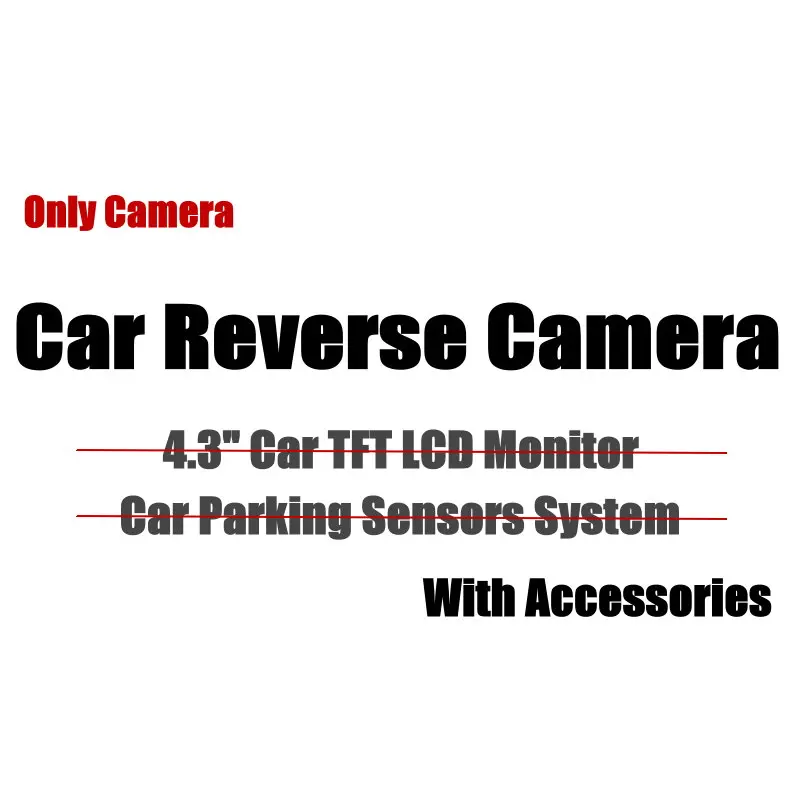 Only Camera CCD камера заднего вида для Jeep Renegade(BU)- Цифровые датчики парковки системы/Автомобильная камера заднего вида монитор дисплей - Название цвета: Only Camera