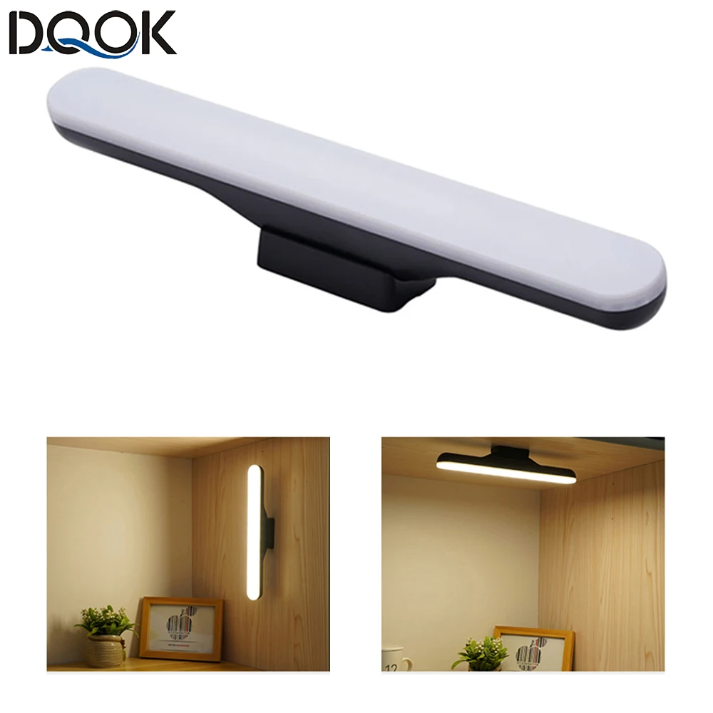 Lámpara colgante LED magnética para escritorio, lámpara de mesa recargable con atenuación continua, luz nocturna para armario - Productos populares de TikTok