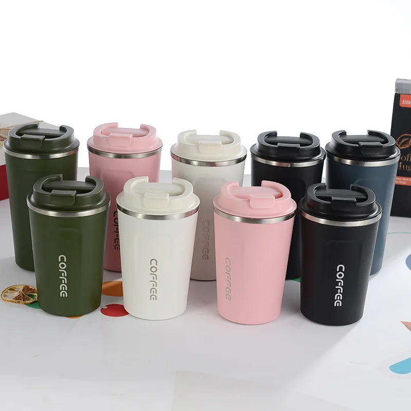 510 ML Stainless Steel Portable Coffee & Water Thermos Bottle