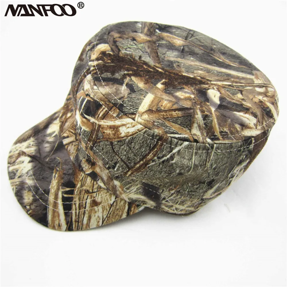 Child Outdoor Sports Sunshade Hat Hunting Fishing Reed Camo Hat For 4-8 Years Old Children CS Tactical Waterproof Cap Cotton