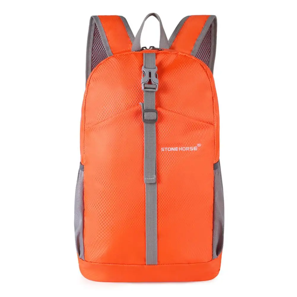 Orange Color 25L открытый складной рюкзак водонепроницаемый прочный нейлон унисекс Легкий Путешествия Туризм езда рюкзак портативный Кемпинг рюкзак - Цвет: Orange Color