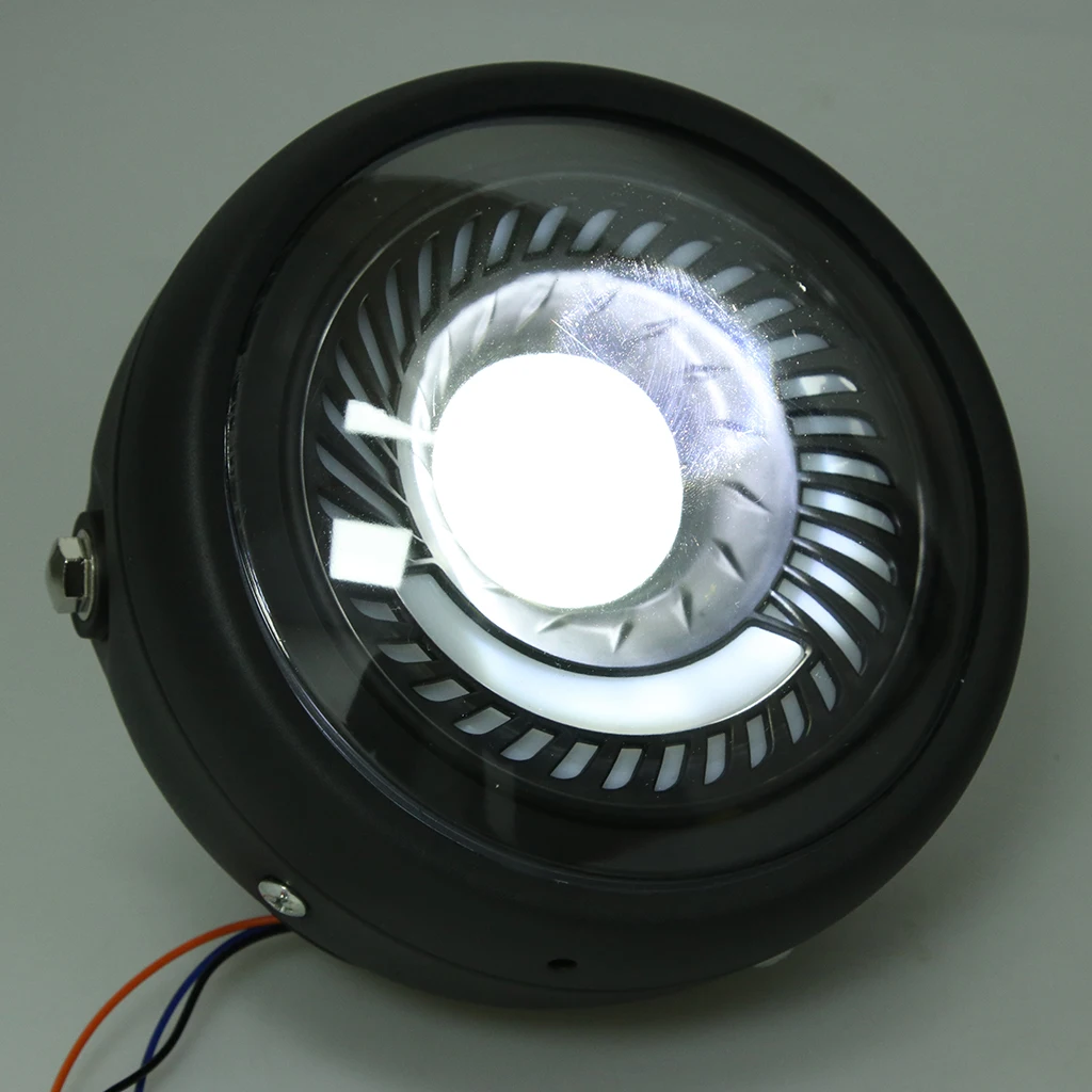 6,3 дюймовый светодиодный круглый фонарь для мотоцикла/крейсера/чоппера/кафе-рейсеры