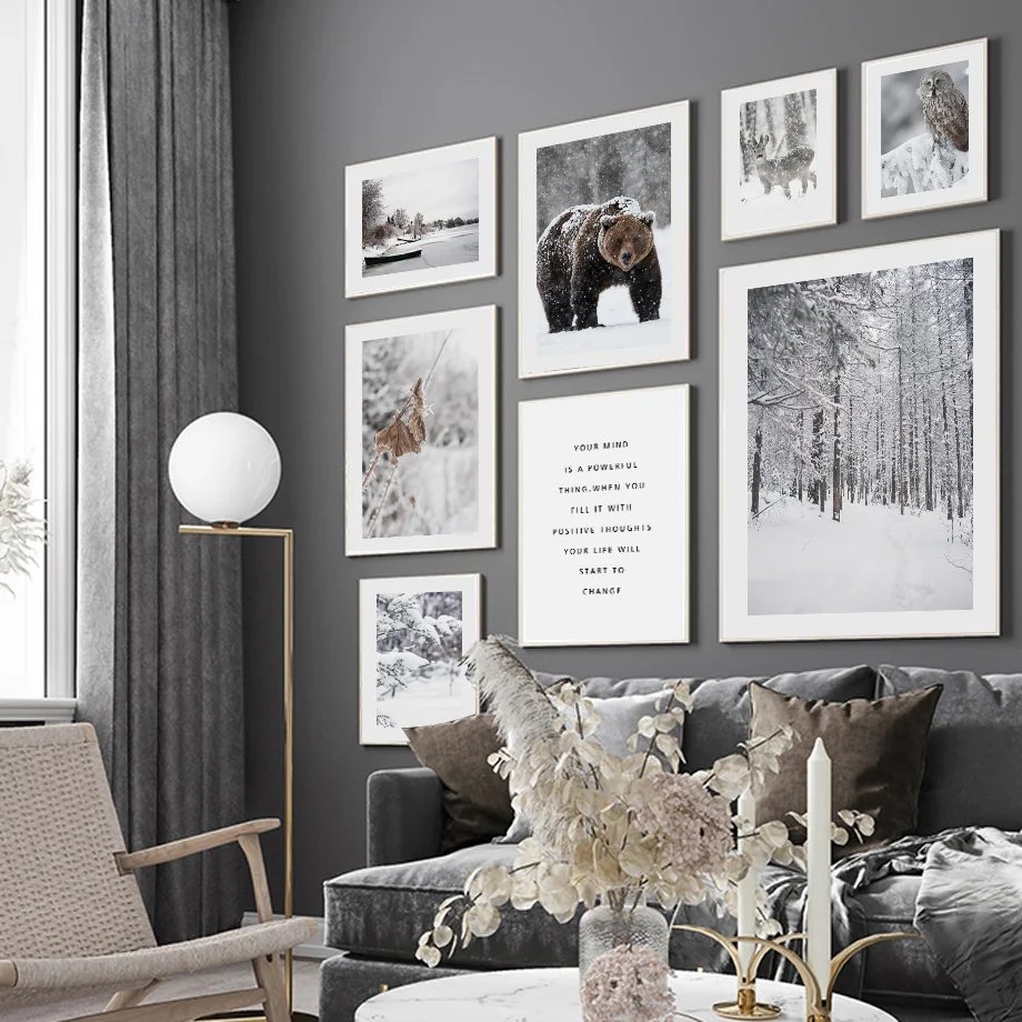 Forest-Bear-Deer-Winter-Snow-Landscape-Wall-Art-Canvas-Painting-Nordic-Posters-And-Prints-Wall-Pictures (2)
