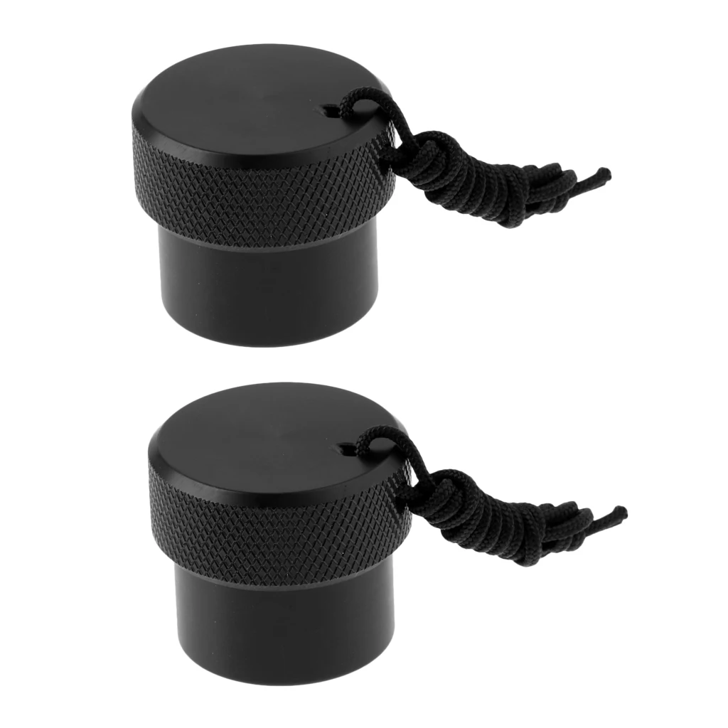 2Pcs Scuba Diving DIN Regulator Tank Valve Threaded Dust Plug Protector Cap