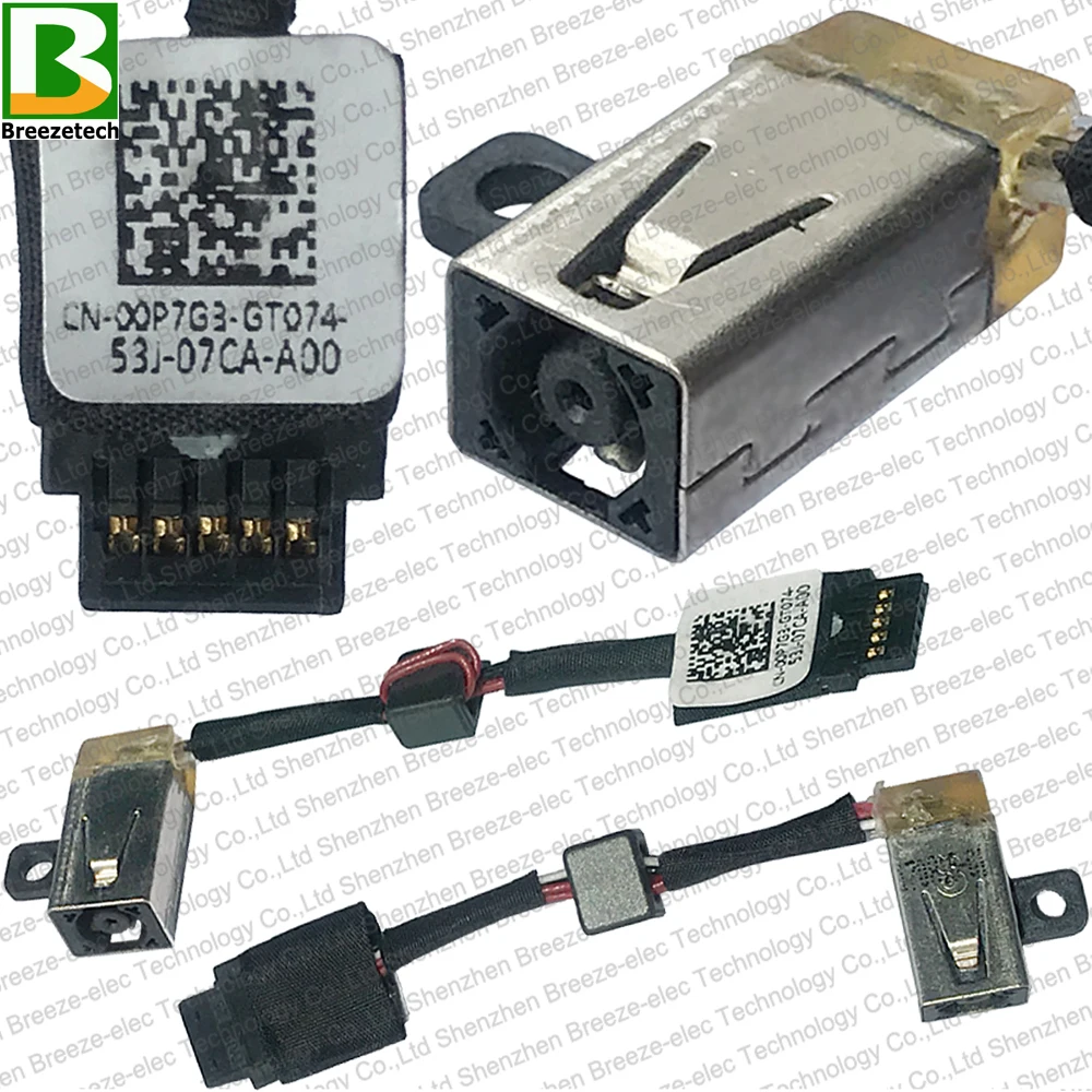 100% Genuine New Laptop DC Power Jack Cable Socket connector wire port for Dell XPS 13 9343 9350 9360 P/N: P7G3 0P7G3 CN-00P7G3 |