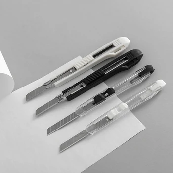 

1pcs Cute Utility Knife DIY Manual Knife Multi-function Student Knife Paper Cutter Office Supplies (Color Random)