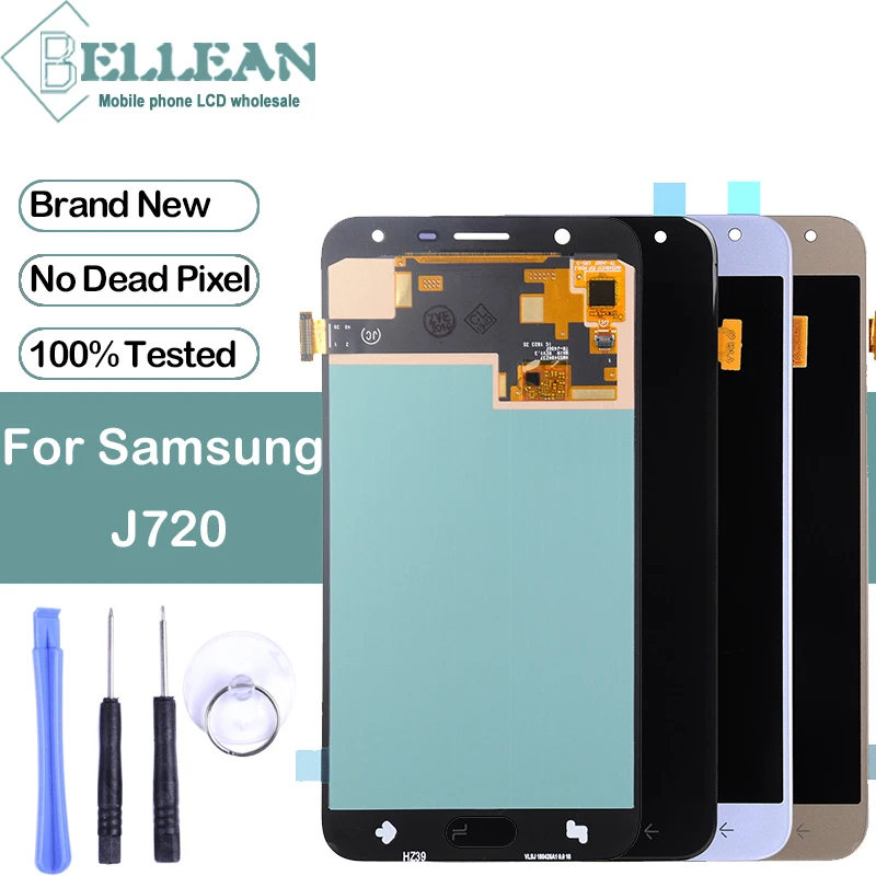 

Dinamico J720 J720F Display Replacement For Samsung Galaxy J7 2018 Duo Lcd With Touch Screen Digitizer Assembly+Tools