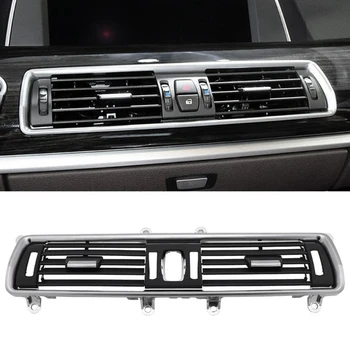 

Car Front Center Console Air Conditioning Vents Air Outlet Dash Panel Grille Cover for BMW 5 Series GT F07 High Configuration