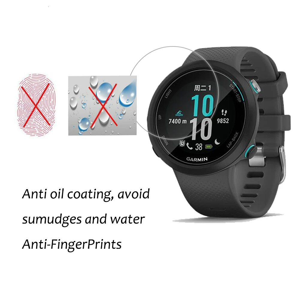3 шт. для Garmin swim 2 gps Смарт-часы защита экрана плавание 2 анти-шок защитная нано Взрывозащищенная защитная пленка не стекло