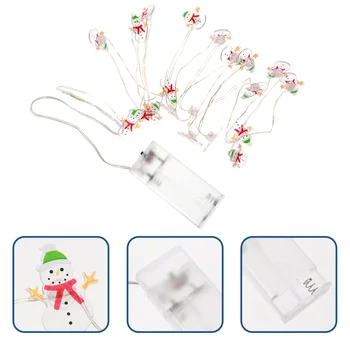 

Exquisite Practical Convenient Safe Durable Christmas Lamp String Lights Snowman String Lights Party