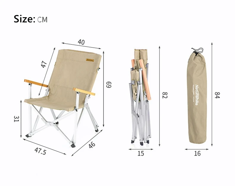 Naturehike кемпинг стул складной для хранения на открытом воздухе стул прочный рыболовная спинка небольшой портативный стул для Пикника Туризма