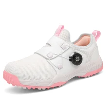 2021 New High Quality Women Professional Golf Shoes Waterproof Spikes Golf Sneakers Golf Trainers Big Size Golf