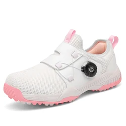 2021 New High Quality Women Professional Golf Shoes Waterproof Spikes Golf Sneakers Golf Trainers Big Size Golf