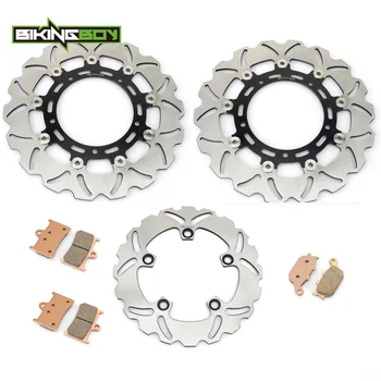 

BIKINGBOY Motorcycle Front Rear Brake Disk Disc Rotor Pad for YAMAHA YZF R6 R1 YZF-R6 YZF-R1 YZF 600 1000 YZFR6 YZFR1 05-15 2016