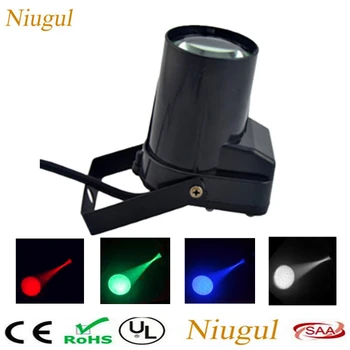

Mini Portable 5W Single Color LED Pinspot Light Strong Spotlight LED Beam Landscape Lamp DJ Party Show Stage Spot Stage Lightin