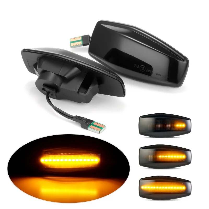 

For Elantra Getz XG Tucson LED Flowing Indicator Light New Style 2Pcs Streamer Side Marker Turn Signal Light For Hyundai 2020