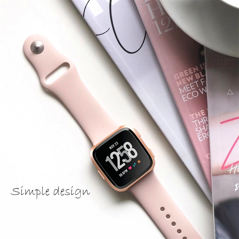 Смарт-часы ремешок для Fitbit Versa/Versa Lite ремешок силиконовый сменный быстросъемный Браслет для Fitbit Versa ремешок