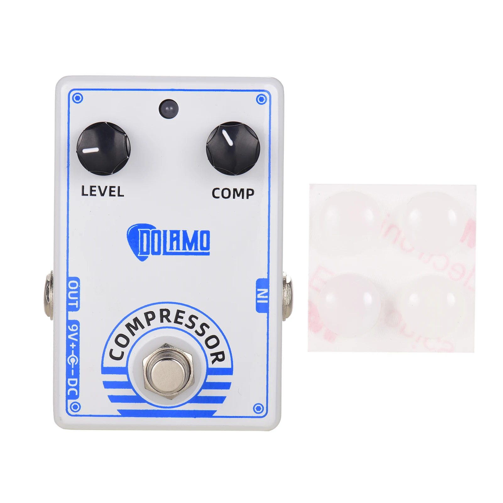 Guitar Pedal Dolamo D-1 Chubby Comp Compressor Electric Effect with True Bypass for Accessories | Спорт и развлечения