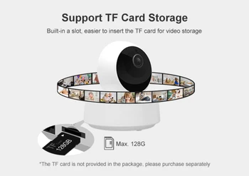 

Mini SONOFF GK-200MP2-B Smart Home Wifi Camera Wireless IP 1080P HD Camera 360° IR Night Vision Baby Monitor Works With EWeLink