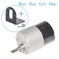 Micro Motor 12V 24V DC Brushless Gear Motor 10/20/35/65/100/150/200/300/600/1000RPM Diameter 37mm DC  Gear Motor 37GB3625