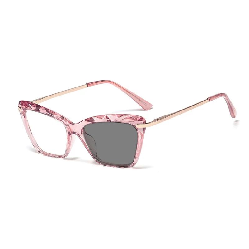 

Women Cat Eye Photochromic Reading Glasses magnifier Men Retro Big Frame Presbyopia Spectacles Hyperopia Eyeglasses +1.0~+4.0 N5