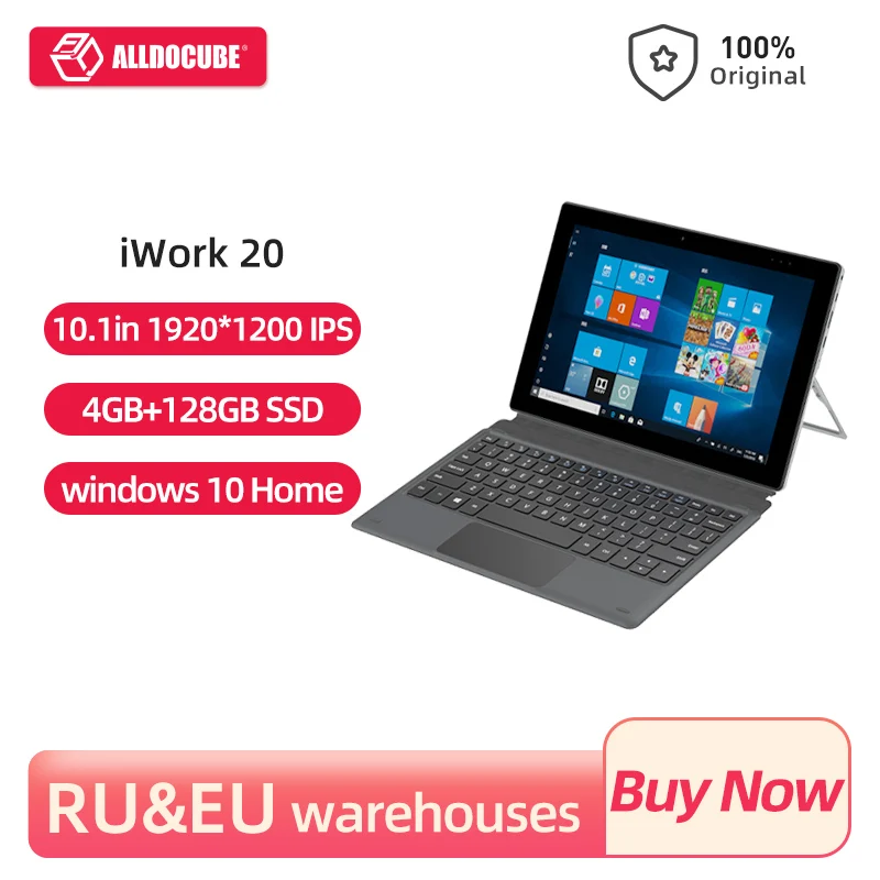 ALLDOCUBE iWork 20 2 в 1 планшетный ПК 10 дюймов Intel Gemini Lake N4020 4 Гб + 128 ГБ планшеты 1920x1200 Windows