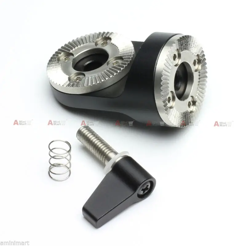 Фото Мини-адаптер ARRI Rosette Turn Adapter fr 15 мм с поддержкой стержней DSLR Rig Удлинительное крепление для камеры с непрерывным фокусом аксессуары для камеры DIY №5