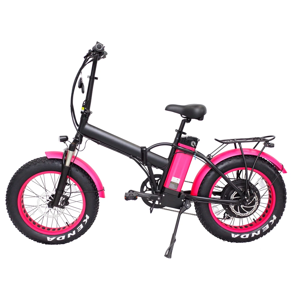 Newest production 20 inch foldable electric bicycle, Rear hub motor 48v 1000w electric bike bicicleta