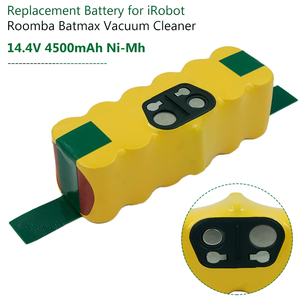 Никель-металл-гидридного 14,4 V 4500 мА/ч, Перезаряжаемые Батарея для iRobot Roomba пылесос 500 550 610 620 780 790 880 570 650 900