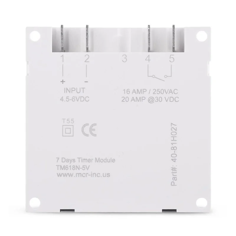 Big LCD 1.6 Inch Digital 7 Days Programmable Timer Switch Passive Output Relay Inside And Countdown Time Function 2