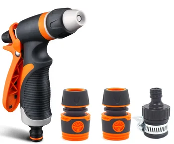 

Garden Washing Cleaner High Power Pressure Car and Hose Nozzle Washer Water Spray Gun Soft Grip Plastic BB-2214A ABS