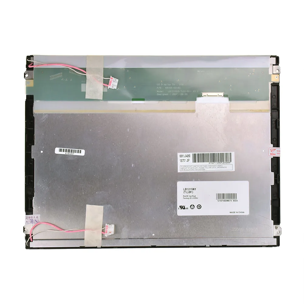 Painel de Exibição de Tela Lcd de Polegada para Lg. Philips Lcd 800 Rgb × 600 20 Pinos 60hz Nenhum Toque Adequado para a Indústria Lb121s03-tl01 12.