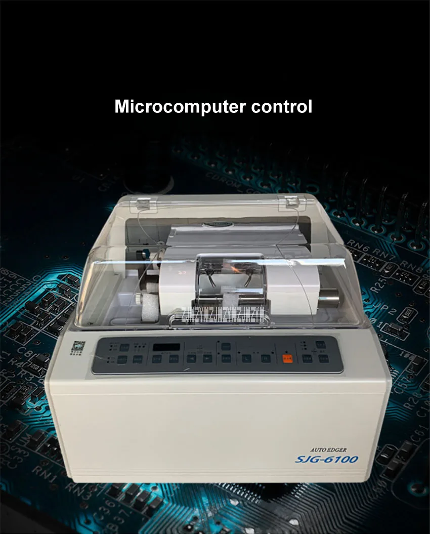 SJG-6100 очки кромкозагибочный станок для обработки линз оборудование Автоматическая Линзы для очков окантовки объектива машина 110 V/220 V 400VA 16,7 м/с 18-80 мм