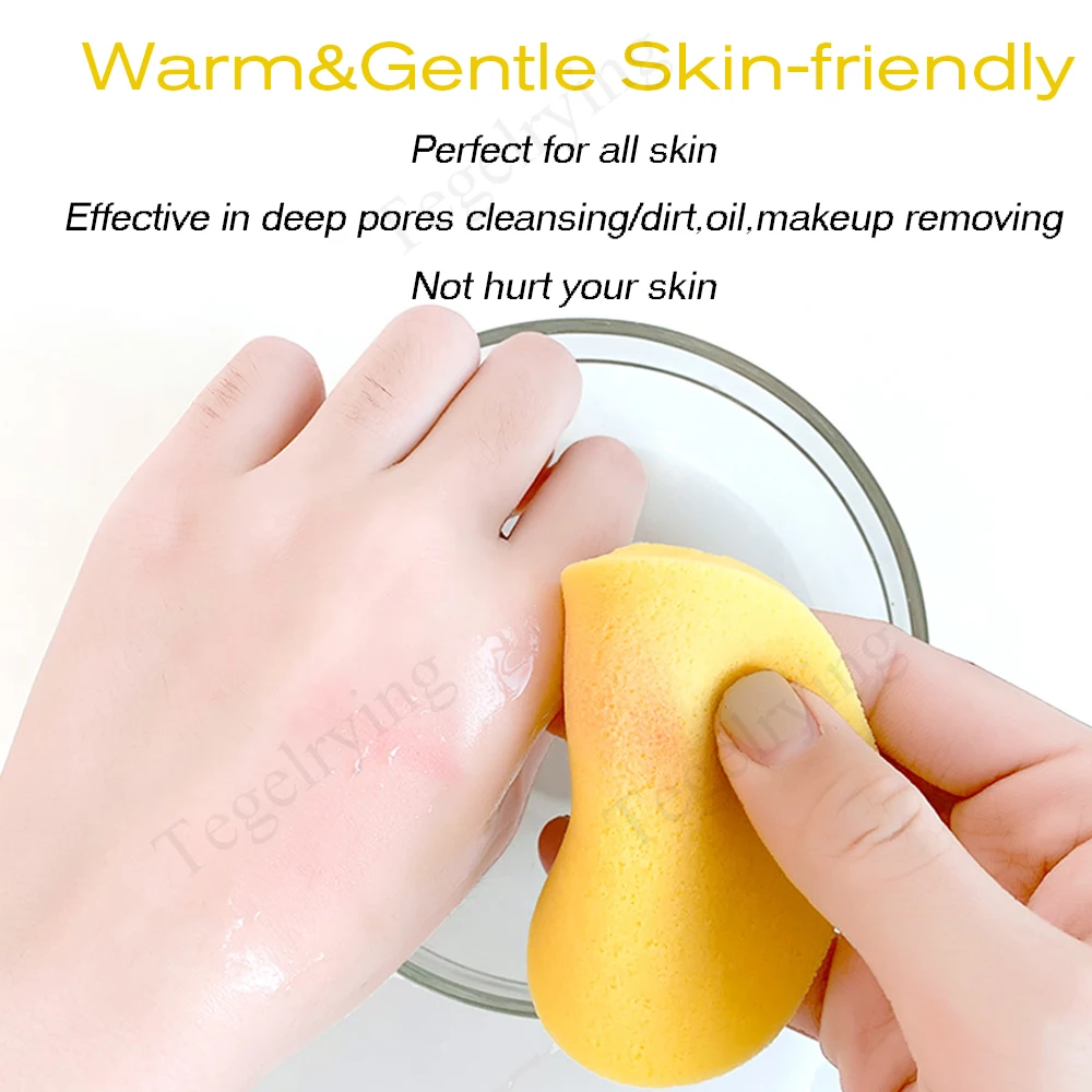 Facial Sponge Compressed PVA Professional Makeup Remover Washing Women Face Sponges Exfoliating Cleansing Spa Pads Clean Puff makeup sponge set makeup sponge powder puff makeup puff makeup puff set powder puff set