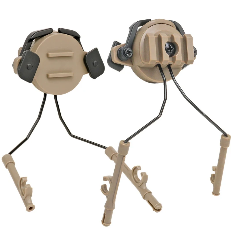 Tactical Headset Rail Adapter Headset Bracket Headphone Mount Stand For 19 21mm Helmet Rail Helmet Accessories Type 3 Colors