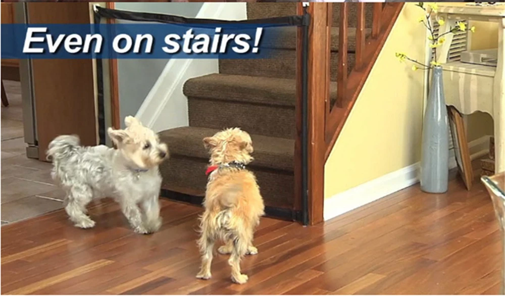 Dog Fence Dog Gate Ingenious Mesh For Indoor And Outdoor Safe Pet Dog gate Safety Enclosure Pet Supplies Mascotas Dropshipping (18)