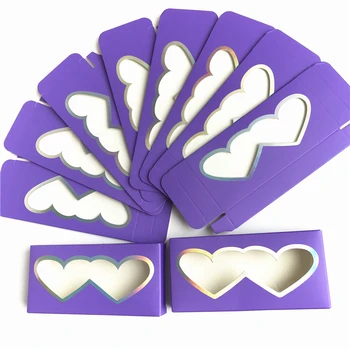 

wholesales 2020 new eyelash case Mink Lash Box Lashes Tray Paper Eyelash Packaging Box Insert Eyelash phosphor make up