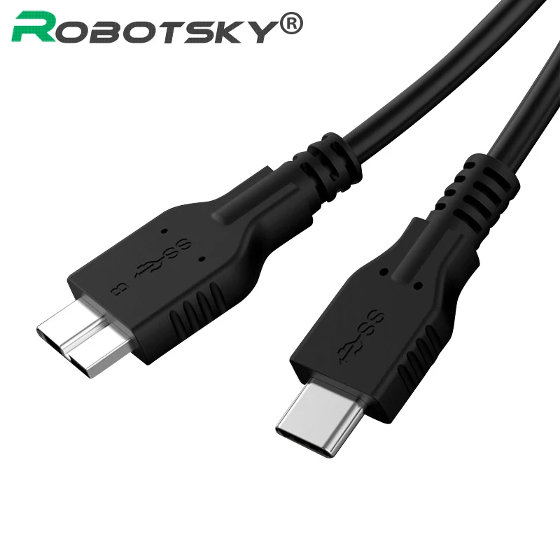 

USB 3.1 Type C to USB 3.0 Micro B Cable 5Gbps Type-C Data Connector Adapter For Hard Drive Smartphone PC OTG USB-C Phone Laptop