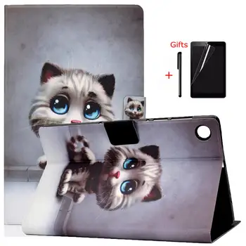 

Magnetic PU Leather Animal Pattern Case For Lenovo Tab M10 FHD Plus TB-X606F TB-X606X 10.3 Inch Tablet Funda Capa Cover+Gifts