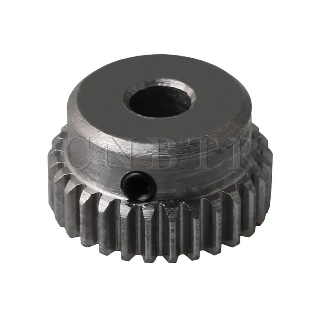 

CNBTR Silver 0.6 Module RC Motor Gear 29 Teeth OD 18.5MM with Step M3 Screw