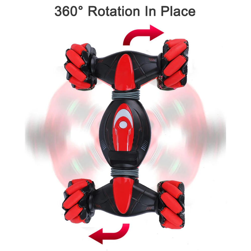 Goede Rc Stunt Auto 2.4G Smart Gebaar Inductie Draaien Off Road Voertuig Licht Muziek Drift Dansen Vervorming Klimmen Stunt auto S