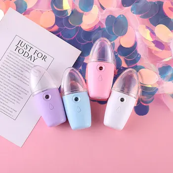 

Mini Nano Spray Instrument Moisture Meter Handheld Cold Spray Steaming Face Humidifier Moisturizing Beauty Instrument