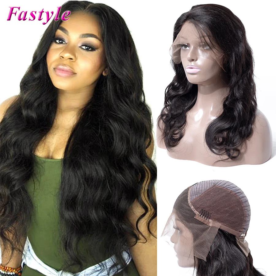 Fastyle Brazilian Human Hair Wigs Natural Color Body Wave Lace Front Wigs with Pre-Plucked For Black Women Super Awesome