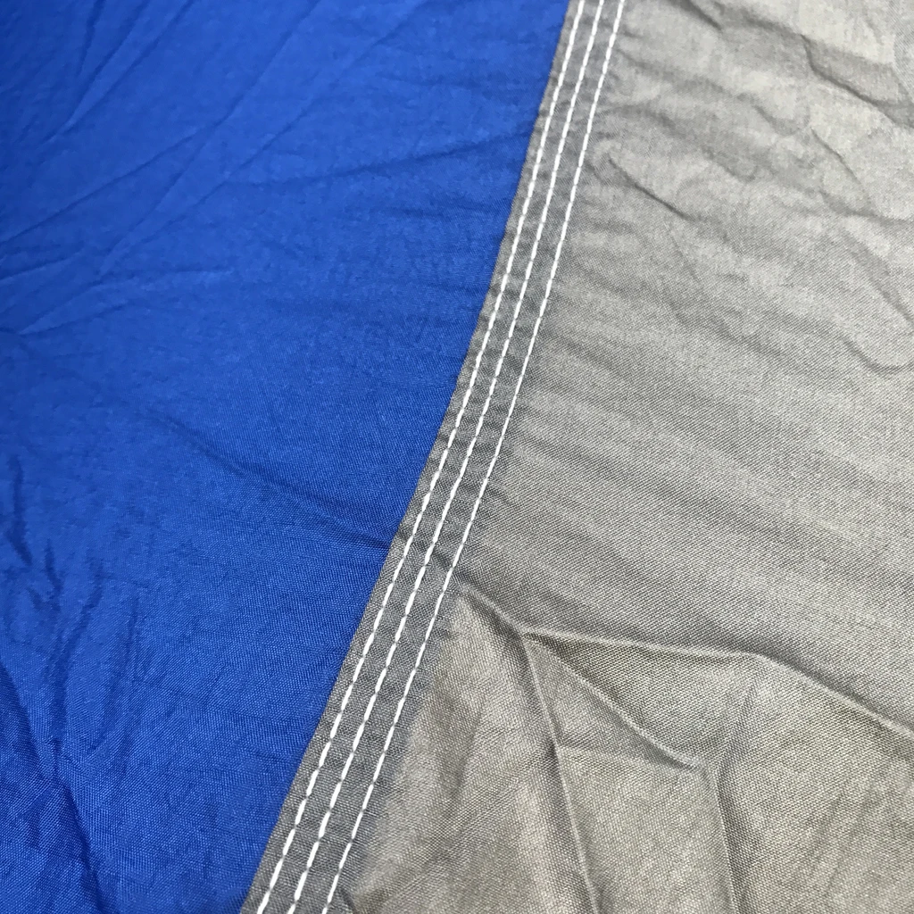 Double Person Portable Parachute Nylon Travel Camping Hammock with Climbing Rope & Carabiner 8.86 x 4.6 ft