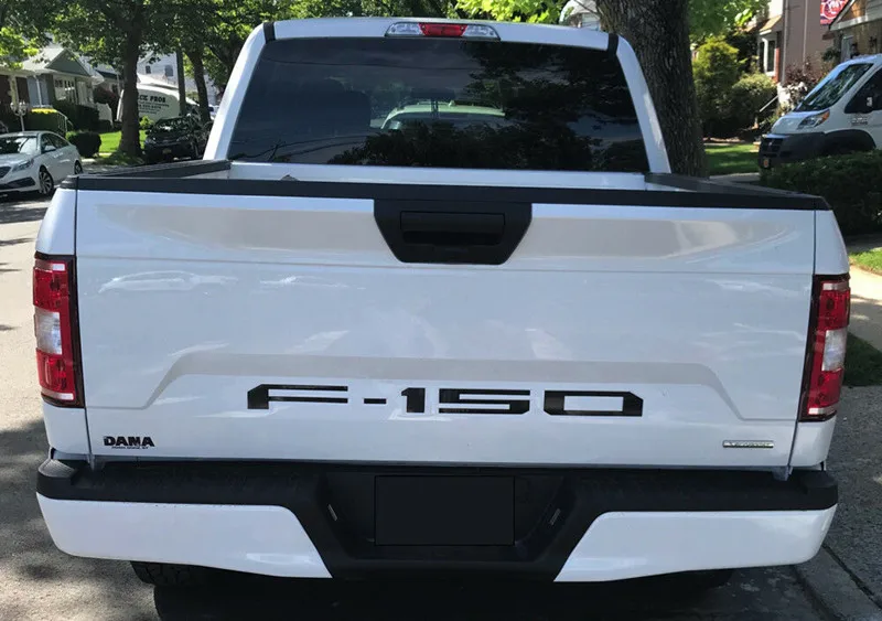 2018 Ford F 150 Tailgate Rear Vinyl Chrome Letters Inserts Decals Stickers Trim