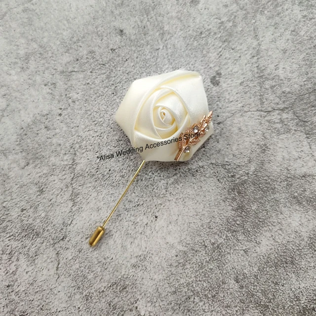 Women Brooch for Corsages,Flower Brooch Pins, Boutonniere Lapel Pin