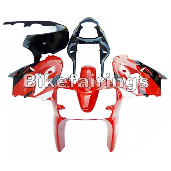 Для Kawasaki ZX-9R ZX 9R 2000 2001 00 01 zx9r ABS пластик полный набор обтекателей красный черный понижающий кузов комплект - Цвет: As Picture Shown