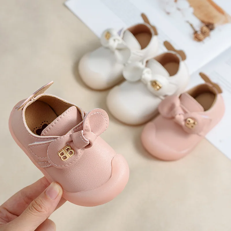 

Autumn Children's Shoes Girls Princess Shoes Baby Toddler Shoes Soft Bottom Girls Shoes Newborn Infant Baby Girl Leather Shoes