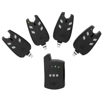

adjustable sentitivity volume tone fishing bite alarm set LED light alarm waterproof fishing alert indicator fishing tool